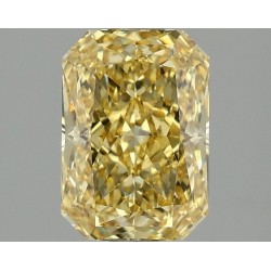 Diament laboratoryjny o barwie fantazyjnej radiant, 2.1ct, VVS2, Fancy Vivid Yellow, IGI LG662415995