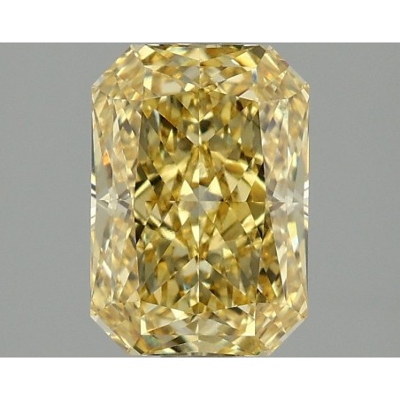 Diament laboratoryjny o barwie fantazyjnej radiant, 2.1ct, VVS2, Fancy Vivid Yellow, IGI LG662415995