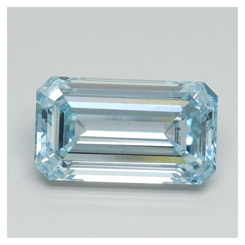 Diament laboratoryjny o barwie fantazyjnej szlif szmaragdowy, 1.01ct, VVS2, Fancy Intense Blue, IGI LG710541822