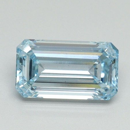 Diament laboratoryjny o barwie fantazyjnej szlif szmaragdowy, 1.01ct, VVS2, Fancy Intense Blue, IGI LG710541822