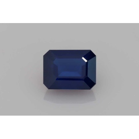 Szafir szlif szmaragdowy, 3.12 ct, BLUE, GIA 6445755787
