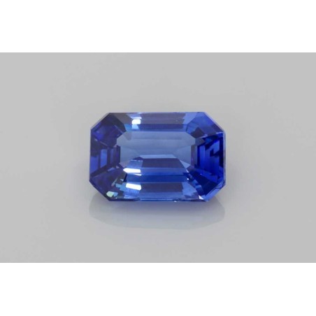 Szafir szlif szmaragdowy, 2.04 ct, BLUE, GIA 6522146803