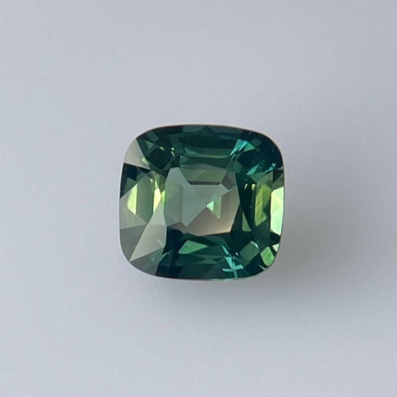 Szafir szlif poduszkowy, 3.98 ct, TEAL, GIA 2526594701 Szafir szlif poduszkowy, 3.98 ct, TEAL, GIA 2526594701