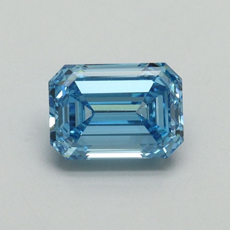 Diament laboratoryjny o barwie fantazyjnej szlif szmaragdowy, 1ct, VVS2, Fancy Vivid Blue, IGI LG707533185 Diament laboratoryjny o barwie fantazyjnej szlif szmaragdowy, 1ct, VVS2, Fancy Vivid Blue, IGI LG707533185