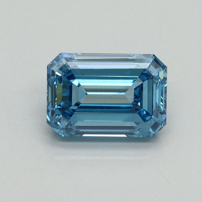 Diament laboratoryjny o barwie fantazyjnej szlif szmaragdowy, 1.03ct, VVS2, Fancy Vivid Blue, IGI LG707519246 Diament laboratoryjny o barwie fantazyjnej szlif szmaragdowy, 1.03ct, VVS2, Fancy Vivid Blue, IGI LG707519246