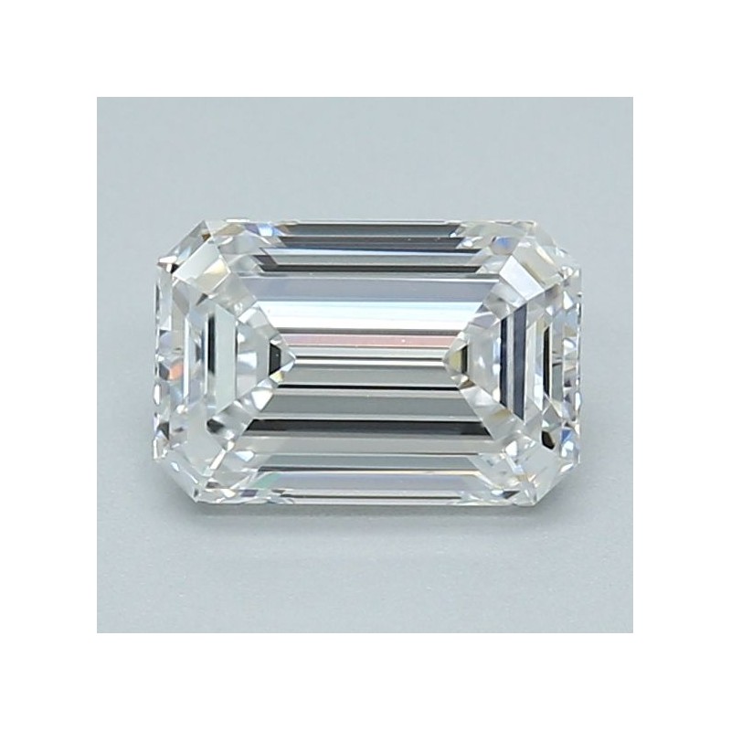 Diament laboratoryjny bezbarwny szlif szmaragdowy, 1.06ct, VVS2, D, IGI LG706520764