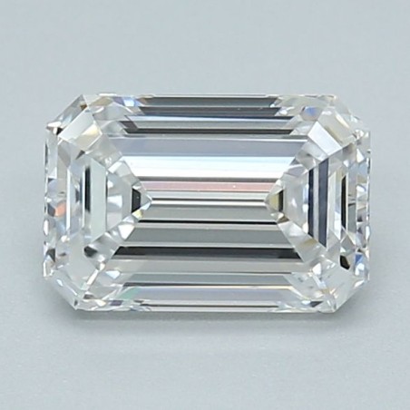Diament laboratoryjny bezbarwny szlif szmaragdowy, 1.06ct, VVS2, D, IGI LG706520764