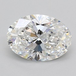 Diament laboratoryjny bezbarwny szlif owalny, 2.54ct, VVS1, D, IGI LG733516546
