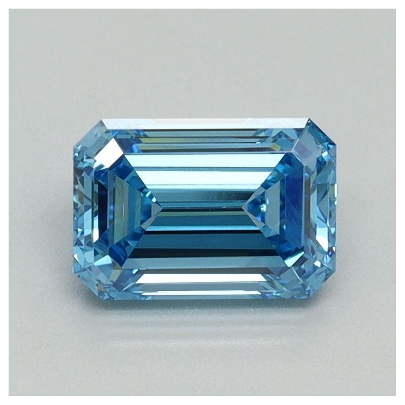 Diament laboratoryjny o barwie fantazyjnej szlif szmaragdowy, 1.08ct, VVS2, Fancy Vivid Blue, IGI LG707533192 Diament laboratoryjny o barwie fantazyjnej szlif szmaragdowy, 1.08ct, VVS2, Fancy Vivid Blue, IGI LG707533192