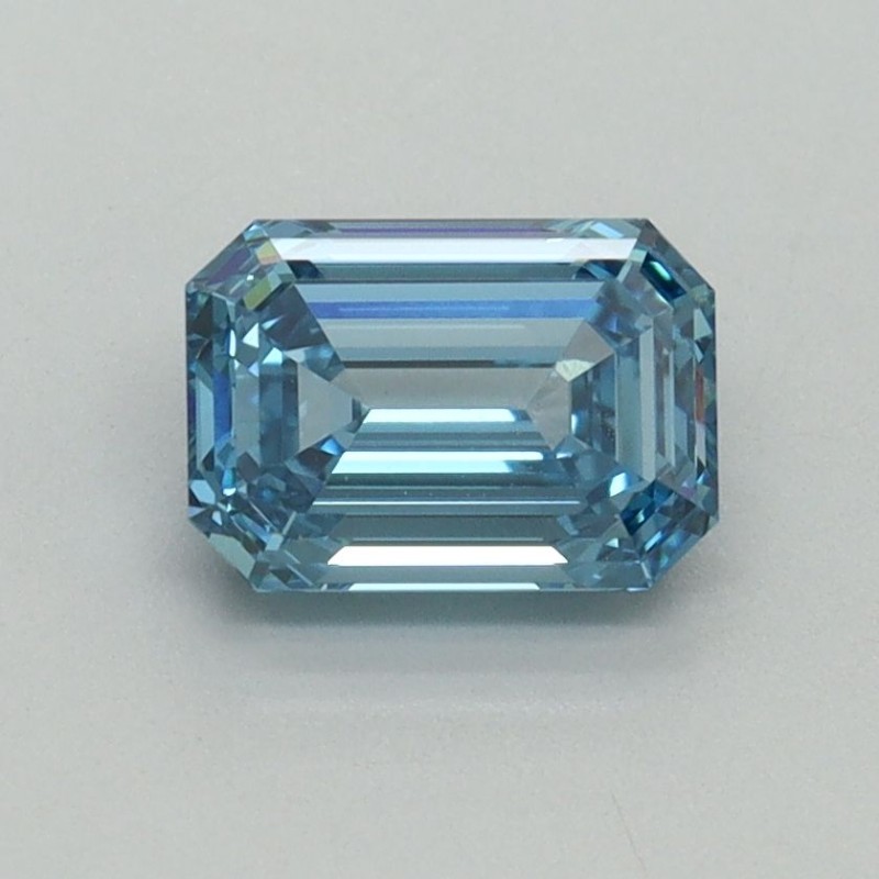 Diament laboratoryjny o barwie fantazyjnej szlif szmaragdowy, 1.1ct, VVS2, Fancy Vivid Blue, IGI LG707519317 Diament laboratoryjny o barwie fantazyjnej szlif szmaragdowy, 1.1ct, VVS2, Fancy Vivid Blue, IGI LG707519317