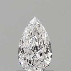 Diament szlif gruszkowy, 0.5ct, VVS2, D, GIA 7433167609