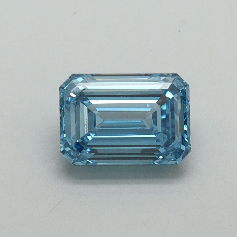 Diament laboratoryjny o barwie fantazyjnej szlif szmaragdowy, 1.02ct, VVS2, Fancy Vivid Blue, IGI LG707519253 Diament laboratoryjny o barwie fantazyjnej szlif szmaragdowy, 1.02ct, VVS2, Fancy Vivid Blue, IGI LG707519253