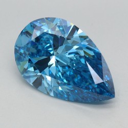 Diament laboratoryjny o barwie fantazyjnej szlif gruszkowy, 2.55ct, VVS2, Fancy Vivid Blue, IGI LG696551776