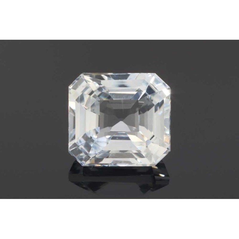 Szafir Asscher, 3.57 ct, WHITE, GIA 5221753400 Szafir Asscher, 3.57 ct, WHITE, GIA 5221753400