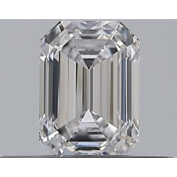 Diament szlif szmaragdowy, 0.33ct, VS2, D, GIA 7472852160