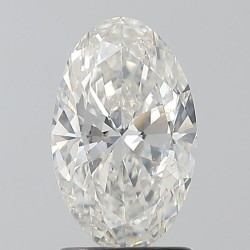 Diament szlif owalny, 1.51ct, SI2, H, HRD 250000254757