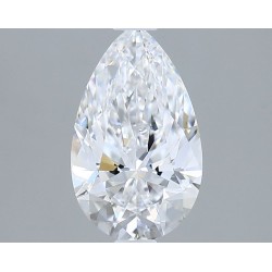 Diament laboratoryjny bezbarwny szlif gruszkowy, 1.22ct, VVS2, D, IGI LG741571887