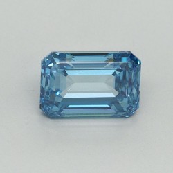 Diament laboratoryjny o barwie fantazyjnej szlif szmaragdowy, 1.02ct, VVS2, Fancy Vivid Blue, IGI LG707519296