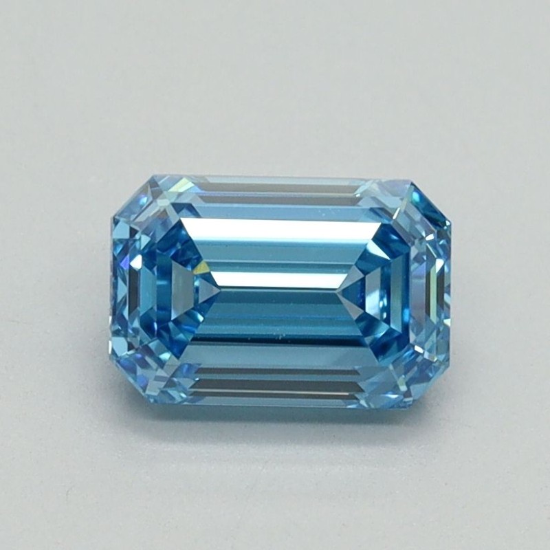 Diament laboratoryjny o barwie fantazyjnej szlif szmaragdowy, 1.07ct, VVS2, Fancy Vivid Blue, IGI LG707533218 Diament laboratoryjny o barwie fantazyjnej szlif szmaragdowy, 1.07ct, VVS2, Fancy Vivid Blue, IGI LG707533218