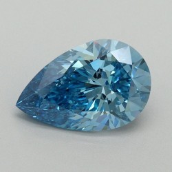 Diament laboratoryjny o barwie fantazyjnej szlif gruszkowy, 1.57ct, VVS2, Fancy Vivid Blue, IGI LG719502197