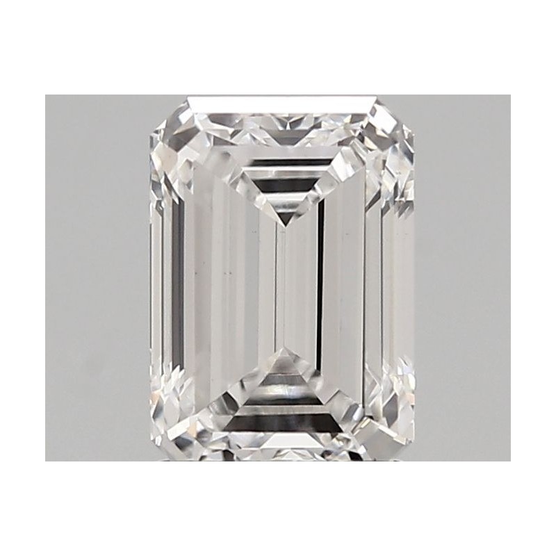 Diament laboratoryjny bezbarwny szlif szmaragdowy, 1.72ct, VVS2, E, IGI LG726519799