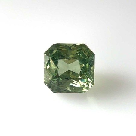 Szafir Asscher, 5.21 ct, GREEN, GIA 6505453814