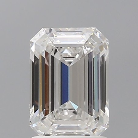 Diament laboratoryjny bezbarwny szlif szmaragdowy, 1.6ct, VVS2, E, IGI LG710505154