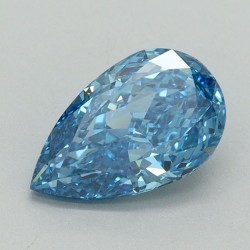 Diament laboratoryjny o barwie fantazyjnej szlif gruszkowy, 1.06ct, VVS2, Fancy Vivid Blue, IGI LG677501476