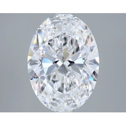 Diament laboratoryjny bezbarwny szlif owalny, 2.88ct, VVS1, D, IGI LG741529534