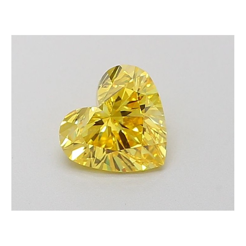 Diament laboratoryjny o barwie fantazyjnej serce, 0.82ct, VVS2, Fancy Vivid Yellow, IGI LG619442805 Diament laboratoryjny o barwie fantazyjnej serce, 0.82ct, VVS2, Fancy Vivid Yellow, IGI LG619442805