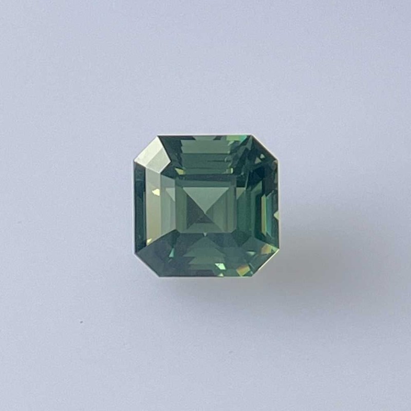 Szafir Asscher, 2.02 ct, GREEN, GIA 2526594874 Szafir Asscher, 2.02 ct, GREEN, GIA 2526594874