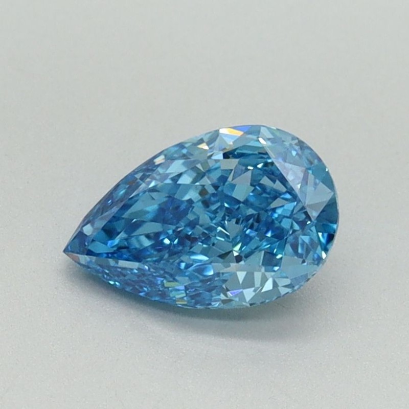Diament laboratoryjny o barwie fantazyjnej szlif gruszkowy, 0.75ct, VVS2, Fancy Vivid Blue, IGI LG657417929 Diament laboratoryjny o barwie fantazyjnej szlif gruszkowy, 0.75ct, VVS2, Fancy Vivid Blue, IGI LG657417929