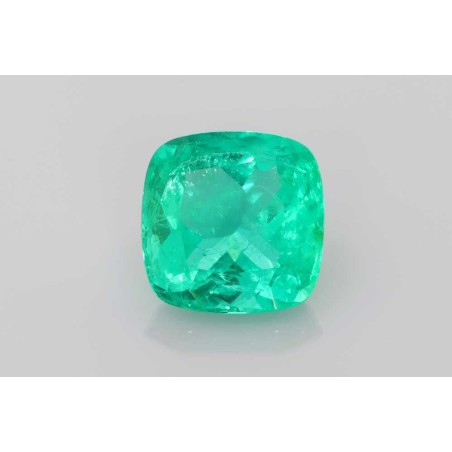 Szmaragd szlif poduszkowy, 4.89 ct, GREEN, GIA 622477492