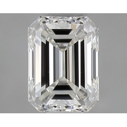 Diament szlif szmaragdowy, 0.55ct, VVS2, F, IGI 712520720