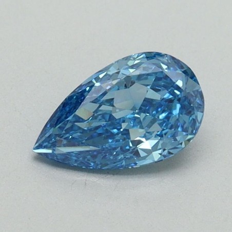 Diament laboratoryjny o barwie fantazyjnej szlif gruszkowy, 0.58ct, VVS2, Fancy Vivid Blue, IGI LG665443011