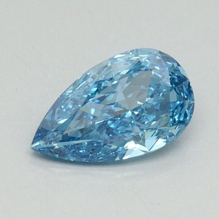 Diament laboratoryjny o barwie fantazyjnej szlif gruszkowy, 0.56ct, VVS2, Fancy Vivid Blue, IGI LG702521378