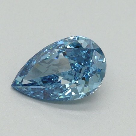Diament laboratoryjny o barwie fantazyjnej szlif gruszkowy, 0.66ct, VVS2, Fancy Vivid Blue, IGI LG665442926
