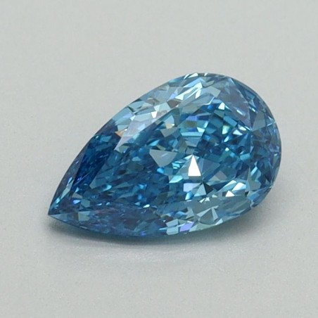 Diament laboratoryjny o barwie fantazyjnej szlif gruszkowy, 0.59ct, VVS2, Fancy Vivid Blue, IGI LG656481252