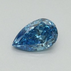 Diament laboratoryjny o barwie fantazyjnej szlif gruszkowy, 0.52ct, VVS2, Fancy Vivid Blue, IGI LG665442927
