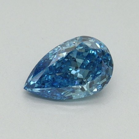 Diament laboratoryjny o barwie fantazyjnej szlif gruszkowy, 0.52ct, VVS2, Fancy Vivid Blue, IGI LG665442927