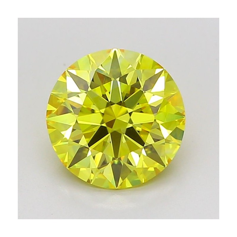 Diament laboratoryjny o barwie fantazyjnej szlif okrągły, 1.52ct, VVS1, Fancy Vivid Yellow, IGI LG737536575 Diament laboratoryjny o barwie fantazyjnej szlif okrągły, 1.52ct, VVS1, Fancy Vivid Yellow, IGI LG737536575