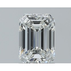 Diament szlif szmaragdowy, 1.51ct, SI1, H, GIA 2497777756