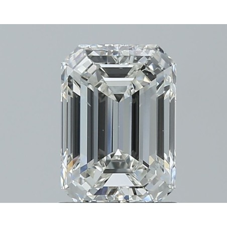 Diament szlif szmaragdowy, 1.51ct, SI1, H, GIA 2497777756