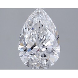 Diament laboratoryjny bezbarwny szlif gruszkowy, 1.57ct, VVS1, D, IGI LG737522392