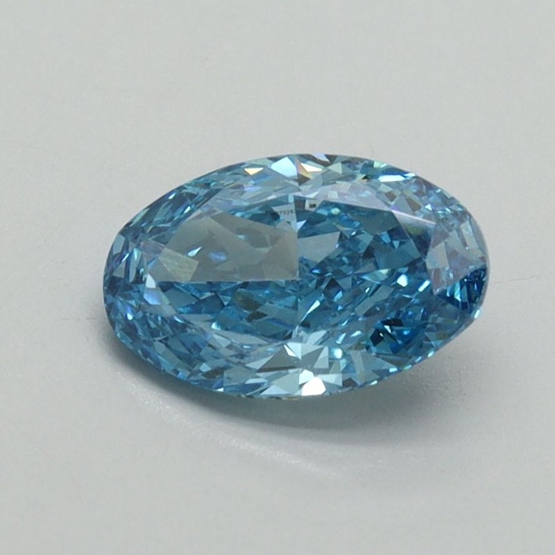 Diament laboratoryjny o barwie fantazyjnej szlif owalny, 1.07ct, VVS2, Fancy Vivid Blue, IGI LG702521286 Diament laboratoryjny o barwie fantazyjnej szlif owalny, 1.07ct, VVS2, Fancy Vivid Blue, IGI LG702521286