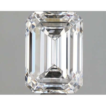 Diament laboratoryjny bezbarwny szlif szmaragdowy, 2.19ct, IF, E, IGI LG715570020