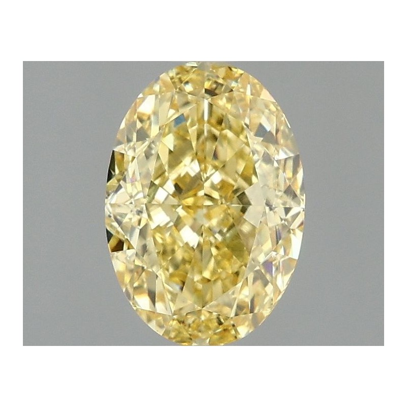 Diament laboratoryjny o barwie fantazyjnej szlif owalny, 1.59ct, VVS2, Fancy Vivid Yellow, IGI LG673401027 Diament laboratoryjny o barwie fantazyjnej szlif owalny, 1.59ct, VVS2, Fancy Vivid Yellow, IGI LG673401027