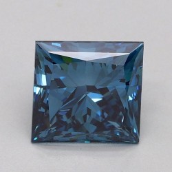 Diament laboratoryjny o barwie fantazyjnej szlif princess, 1.01ct, VVS2, Fancy Vivid Blue, IGI LG539240245
