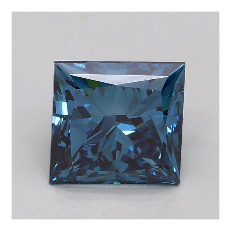 Diament laboratoryjny o barwie fantazyjnej szlif princess, 1.01ct, VVS2, Fancy Vivid Blue, IGI LG539240245 Diament laboratoryjny o barwie fantazyjnej szlif princess, 1.01ct, VVS2, Fancy Vivid Blue, IGI LG539240245