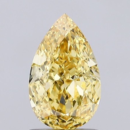 Diament laboratoryjny o barwie fantazyjnej szlif gruszkowy, 1.6ct, VVS2, Fancy Intense Yellow, IGI LG694566438